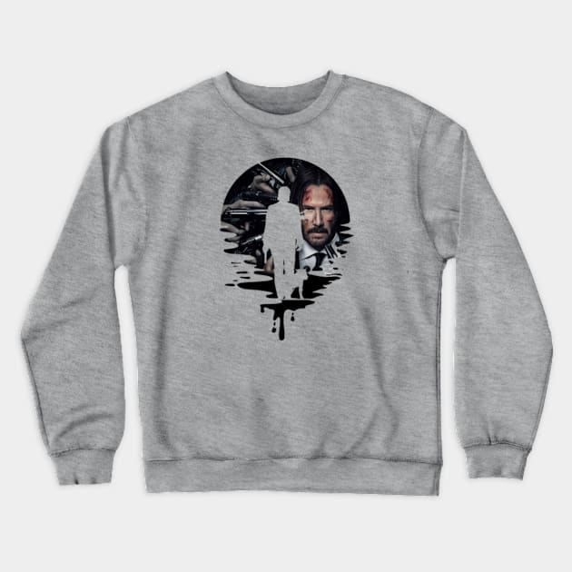 John Wick Strength Crewneck Sweatshirt by Litaru